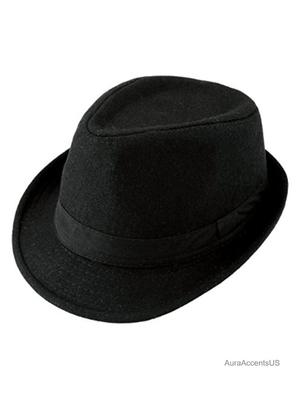Unisex Classic Trilby Fedora Hat with Band Casual Jazz Cap Manhattan
